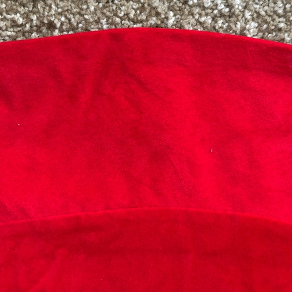 🎄Santa Red Round Velveteen Christmas Tree Skirt Target 47" - Picture 6 of 14